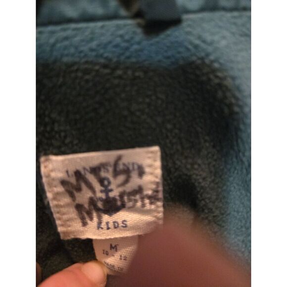 Lands' End Kids Green Windbreaker Fleece Lined Jacket Size Medium - Picture 2 of 10